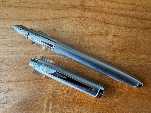 Sheaffer 100 brushed chrome - sheaffer,