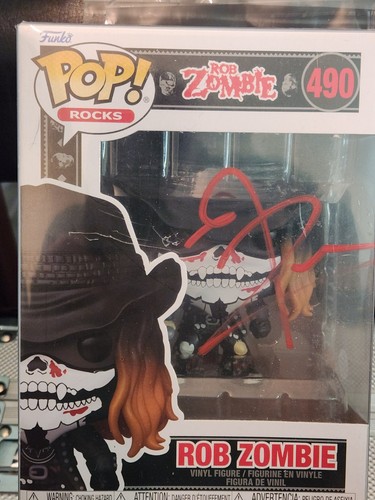 Rob zombie autographed - autographed, funko