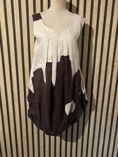 Layers Paris Quirky 100% Cotton Parachute Mini Dress Size 8/10 Summer Boho