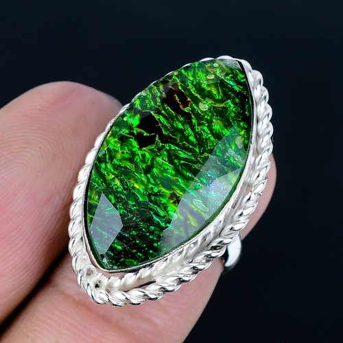 Ammolite marquise 925 - ammolite, sterling
