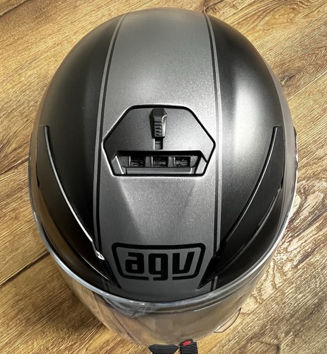 Agv matt black grey size - k5,