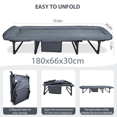 Folding bed camping travel - folding,