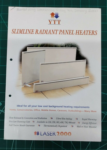 Ytt slimline radiant panel - slimline,