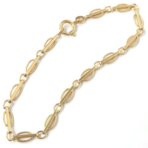 9ct gold ladies bracelet - ladies, uk