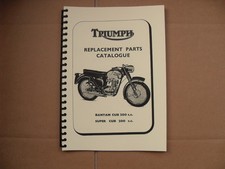 TRIUMPH BANTAM CUB,SUPER CUB PARTS BOOK/CATALOGUE - 1966 TO 1968 MODELS