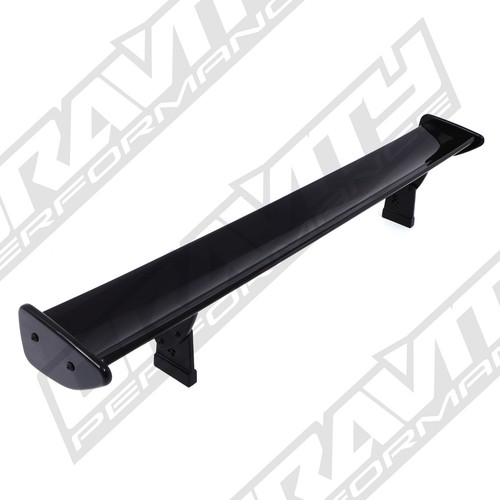 Rear spoiler gloss black trunk - rear,