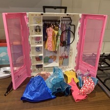 Barbie Wardrobe Dollhouse Accessories For Clothes Shoes Closet 