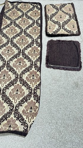 Piece traditional damask rug - traditional,