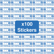 MOT Reminder Sticker With Logo