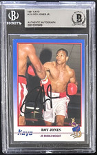 Roy Jones Jr. Signed Autographed 1991 Kayo Card #116 Beckett 15333808