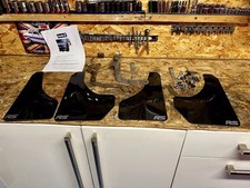 shortieZ | Mudflaps & Fixings to fit Ford Focus RS Mk3 Black 4mm