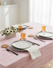 Pink Lucia Table Cloth by Next