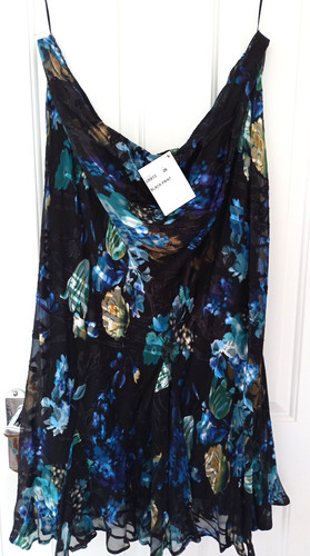 Gray orbourn blue multi silk - gray, &