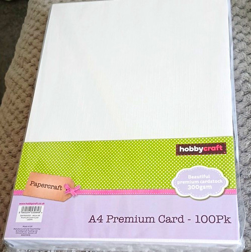 Hobbycraft white texture - a4,
