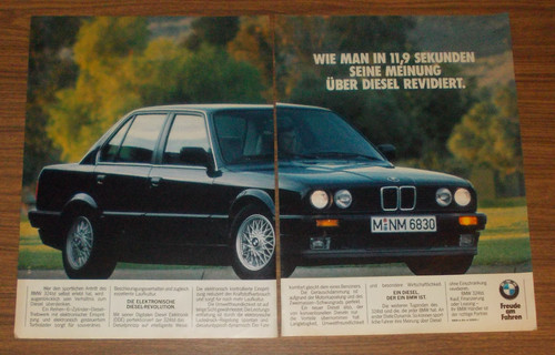 Rare advertising bmw 324td - bmw,