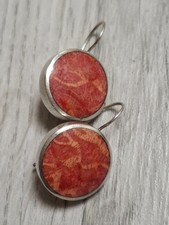 Vintage 925 Silver Genuine Red