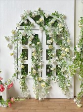 8PC Handmade Paper Flowers 1:12 Scale Dollhouse Miniatures Botanical Garden