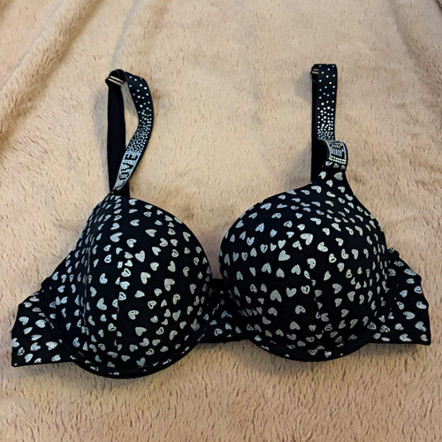 Shein shirt bra 40b black - shein,