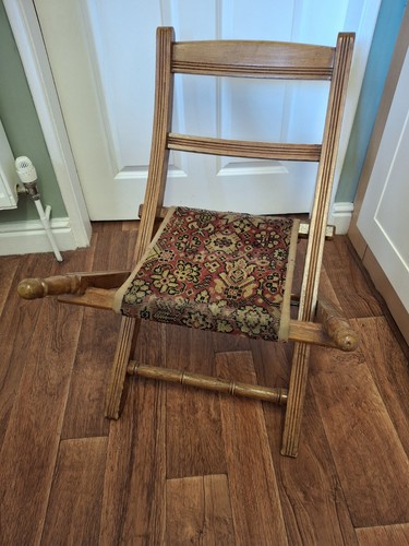 Vintage folding campaign - vintage, chair