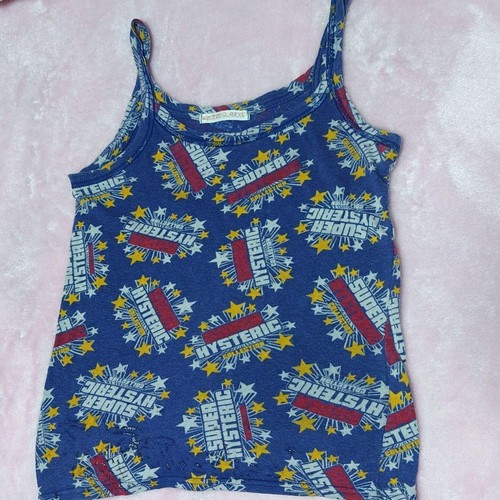 Hysteric glamour tank top blue - glamour,