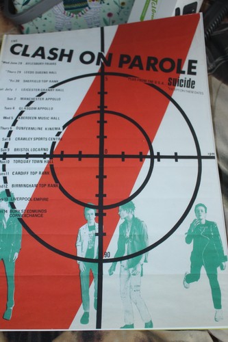 Clash punk poster - clash,