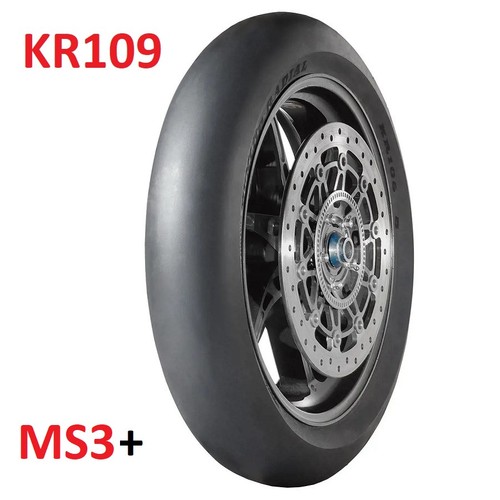 Motorcycle slick tyre - tyre, dunlop