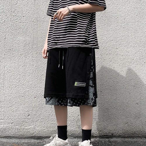 Men cashew flowers shorts hip - shorts,