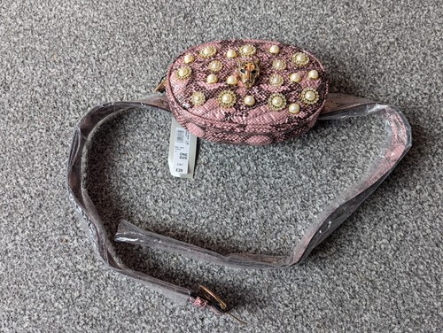 River island pink belt bum - river,