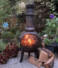 Tall Garden Fire Pit Outdoor