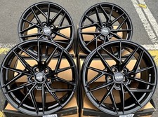 Alloy Wheels 19" RS9 For Renault Grand Scenic Kadjar Laguna Megane 5x114 Black