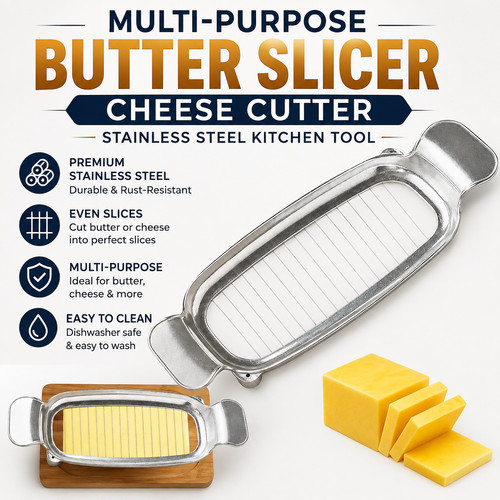 Butter slicer cheese cutter - cheese,