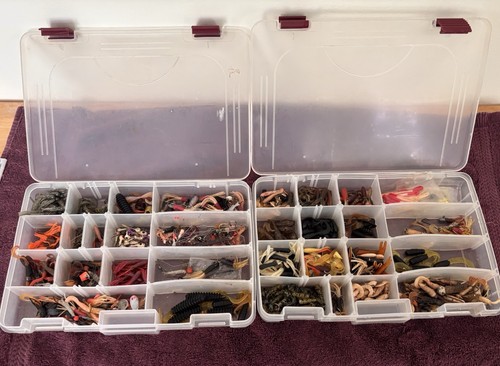 Trays assorted fishing - trays, of