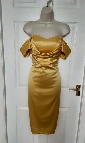 Yellow sateen wiggle pencil