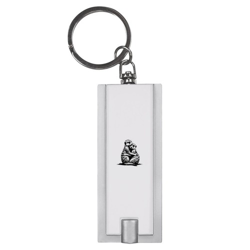 Meerkat cuddles led keyring - cuddles',