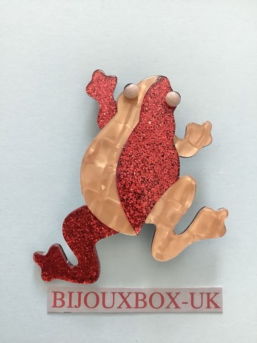 Lea stein frog brooch - lea,