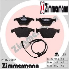 FRONT BRAKE PADS SET LEFT &