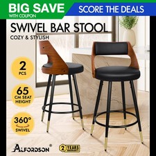 ALFORDSON 2x Bar Stools Padded
