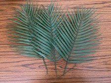 3 Artificial Betel Nut Leaves Palm Etsy Stems Tropical Wedding Bouquet Bamboo