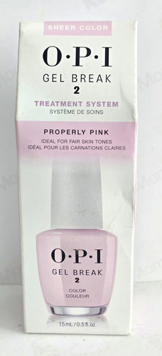 Gel break properly - o·p·i,