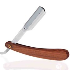 Cut Throat Men Shaving Razor Single Edge Blade Straight Moustache Shaving Razor