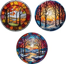 Scenic Decorative Stained