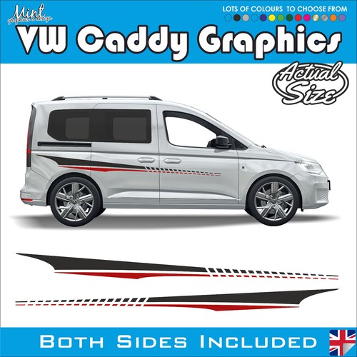 Caddy side stripes sport - vw,