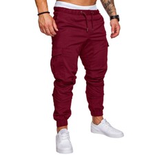 Mens Elasticated Waist Cargo