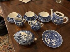 Vintage Children’s Willow Tea Set Tea Set. 