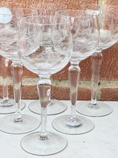 6 Needle Etched Hock Wine