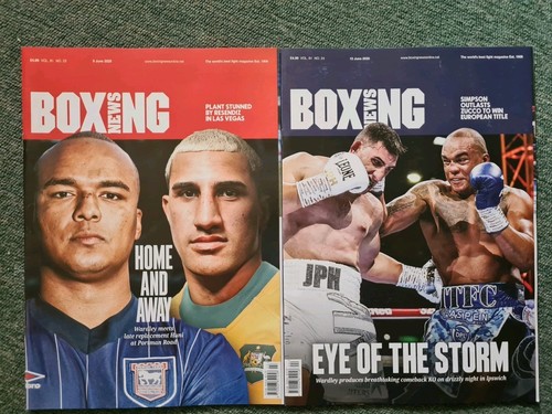 Boxing news magazines june - magazines, x2