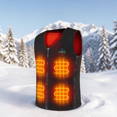 Heated electric vest unisex - electric,