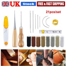 Leather working tools kit - leather,