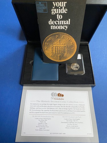 Historic decimal coins - historic,