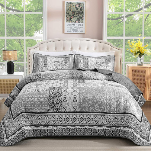 Grey quilt set - set, queen